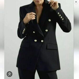 ZARA Double breast blazer with golden buttons